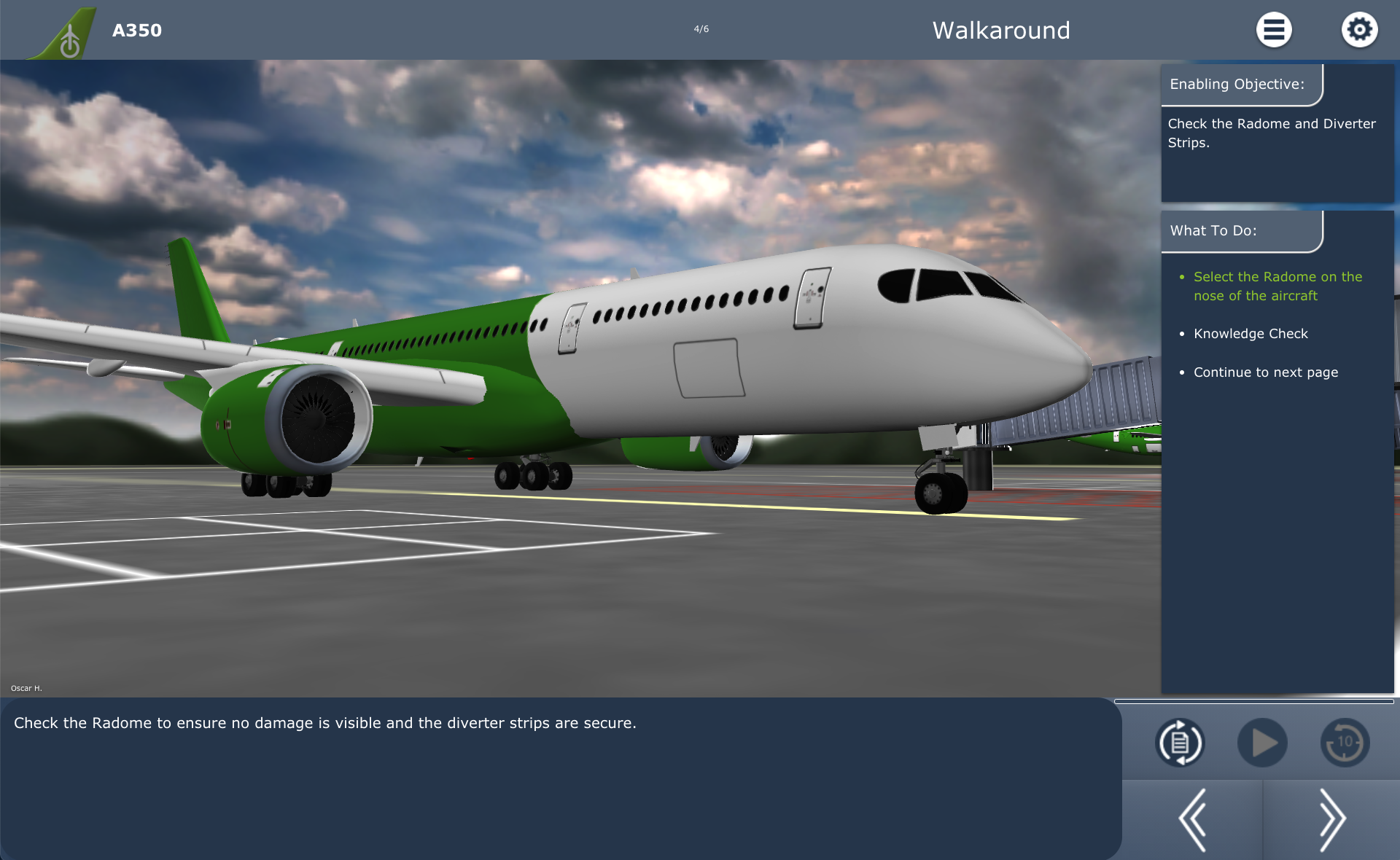 CPaT Global Aircraft Procedure example